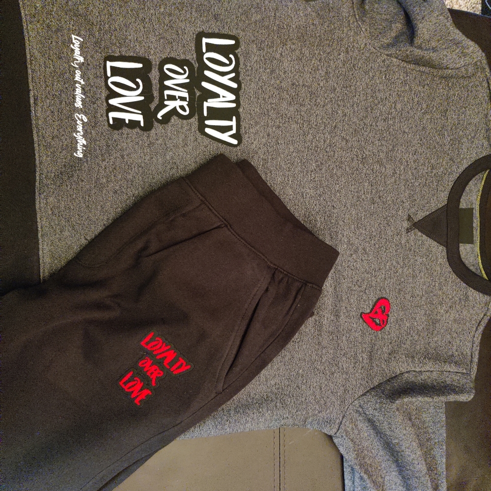 Loyalty over love  sweatsuit